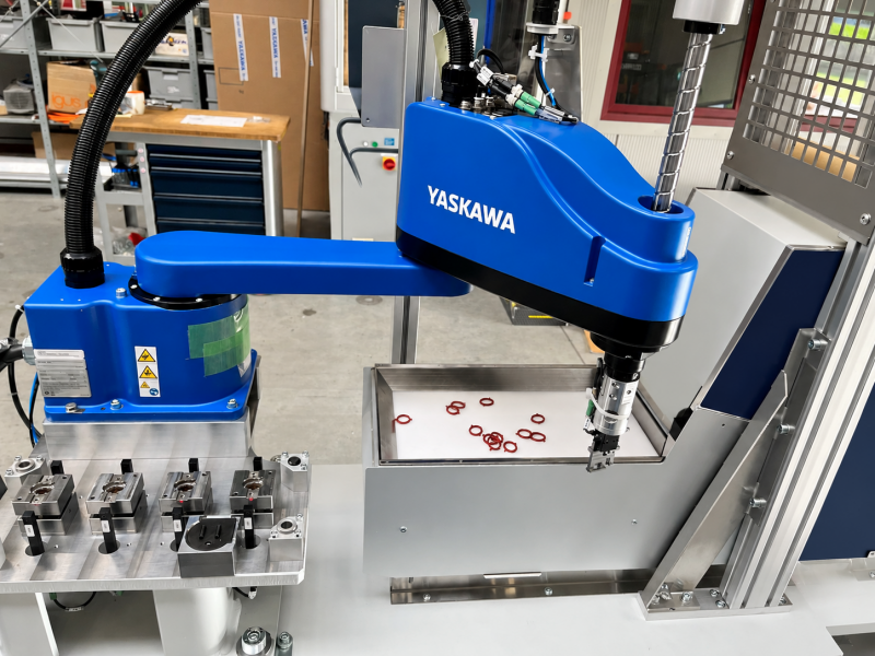 Yaskawa Roboterprogrammierung mit YRC1000/DX200 für Palettierung und Handling